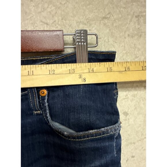 Big Star Women's Jeans Nina Denim Blue Mid Rise Boot Cut Distressed Size 29R 29 - Picture 5 of 11